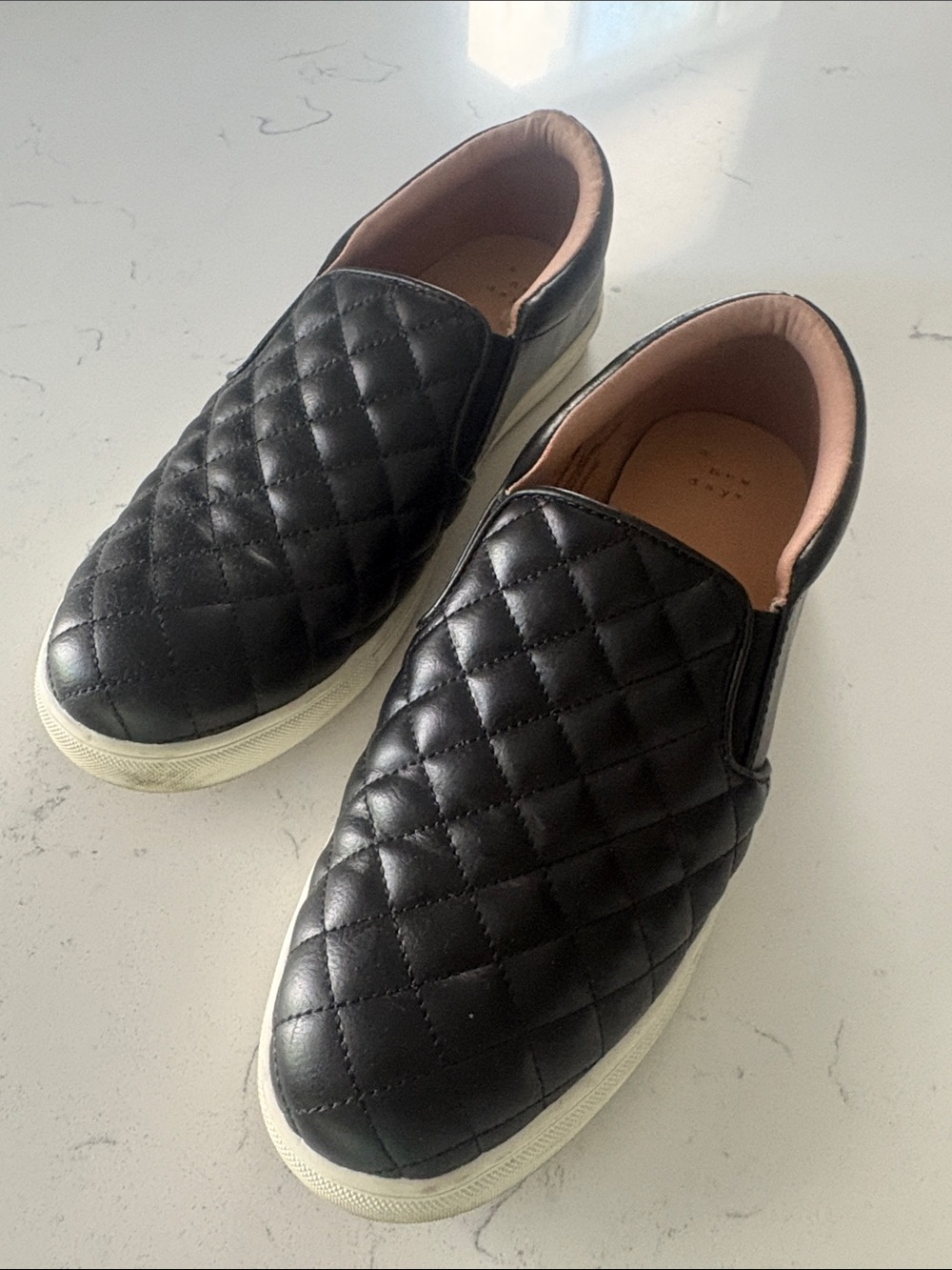 a new day Quilted Slip-On Flats in Black